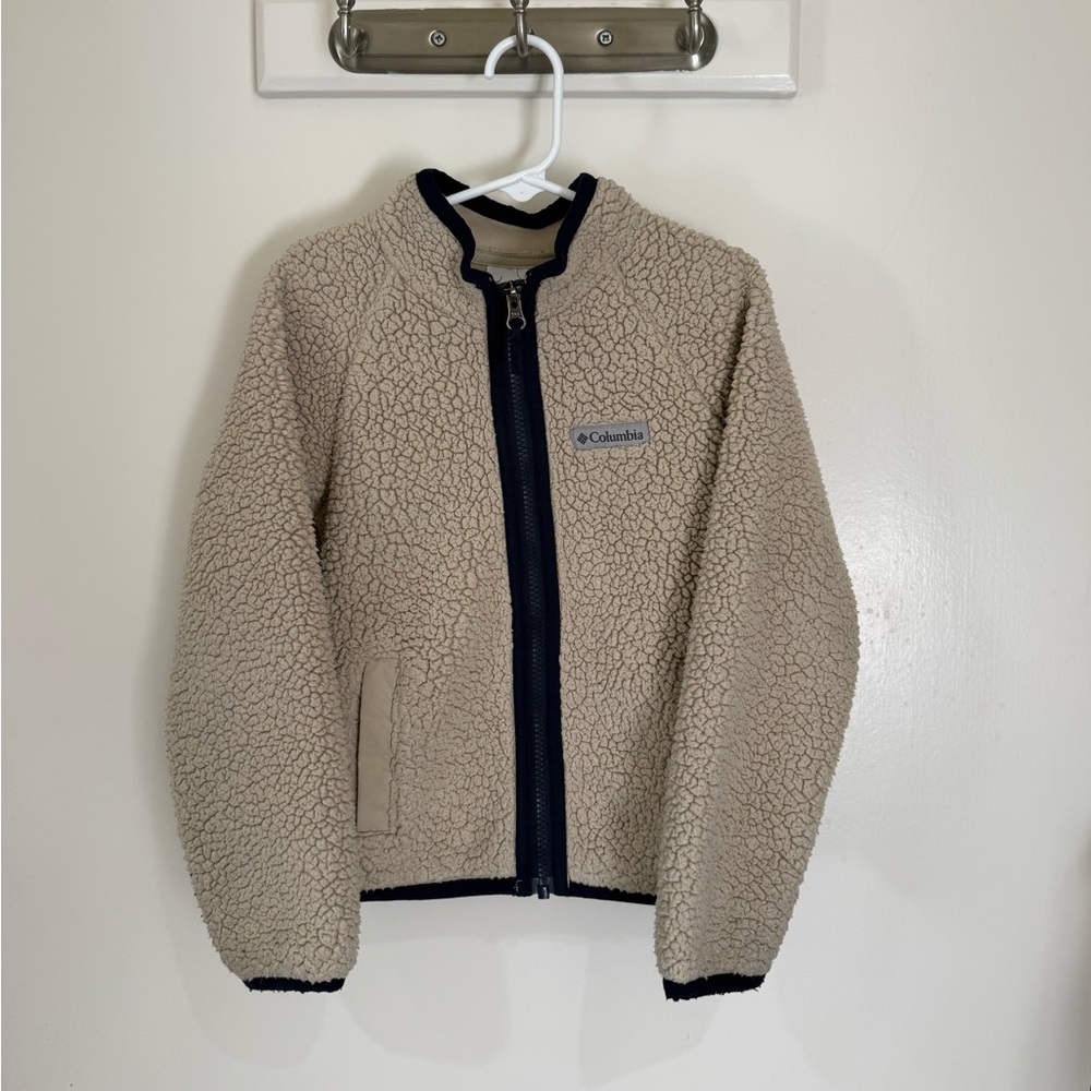Columbia Kids Beige Sherpa Jacket XS